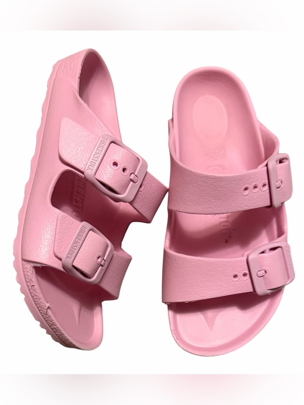 Birkenstock Kids Pink Two-Buckle EVA Sandals